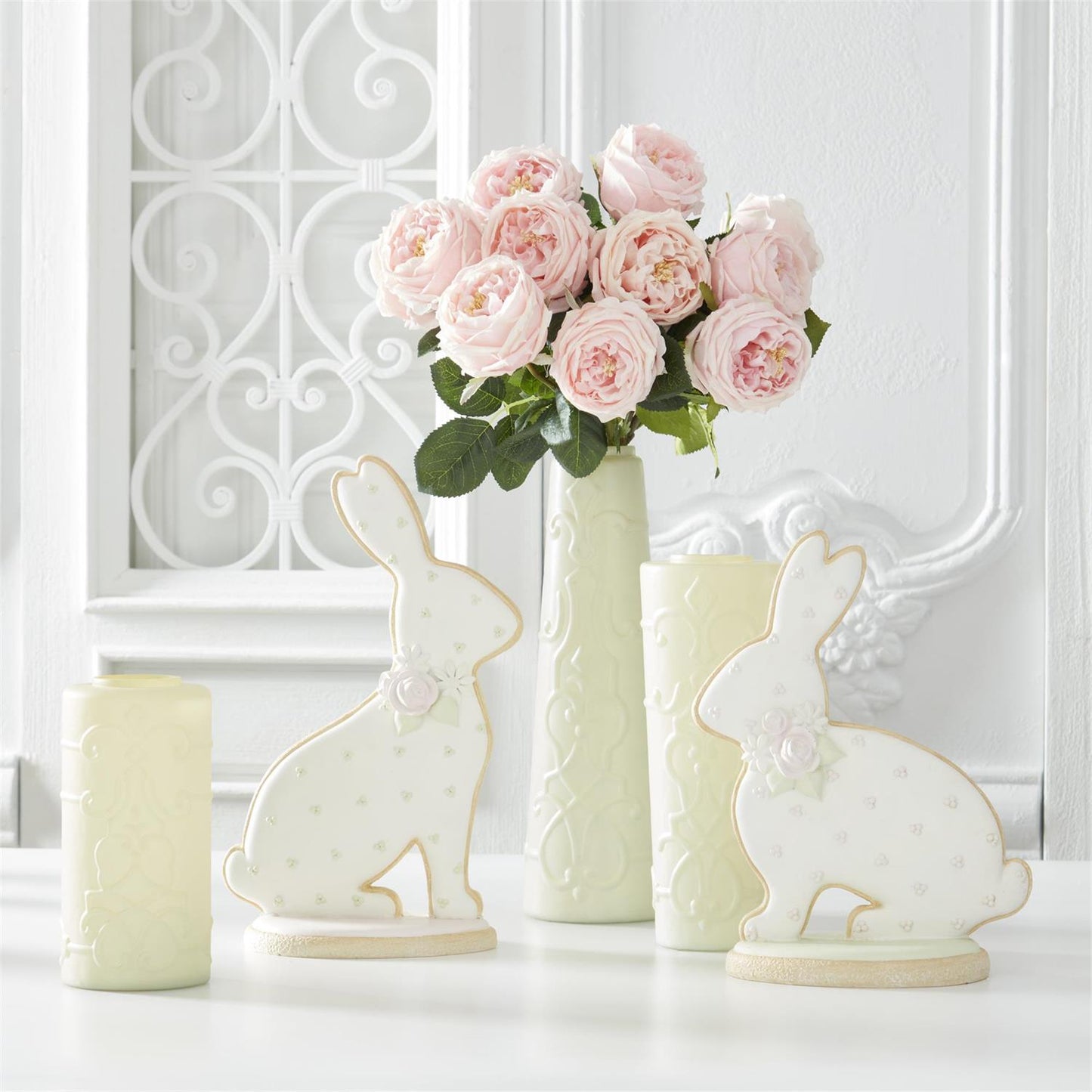 Austin Rose Stem - White