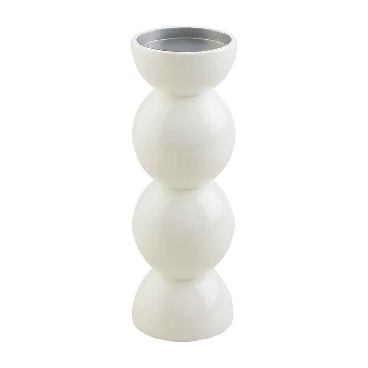 White Lacquer Candlesticks