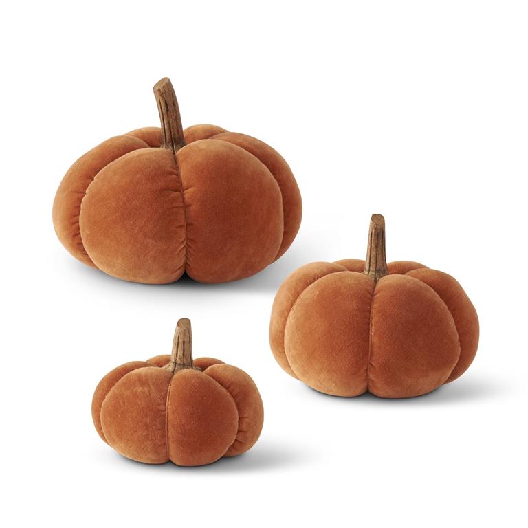 Velvet Pumpkins - Rust