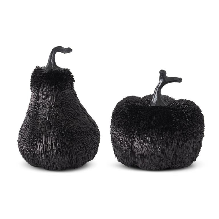 Black Textured Pumpkin