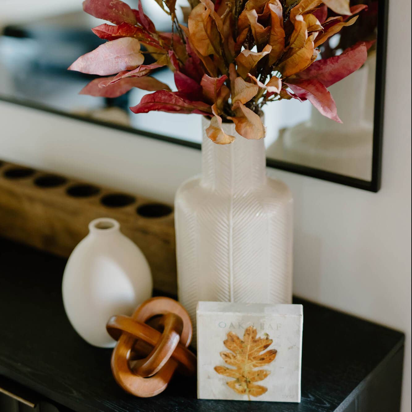 Warm Fall Leaf Spray