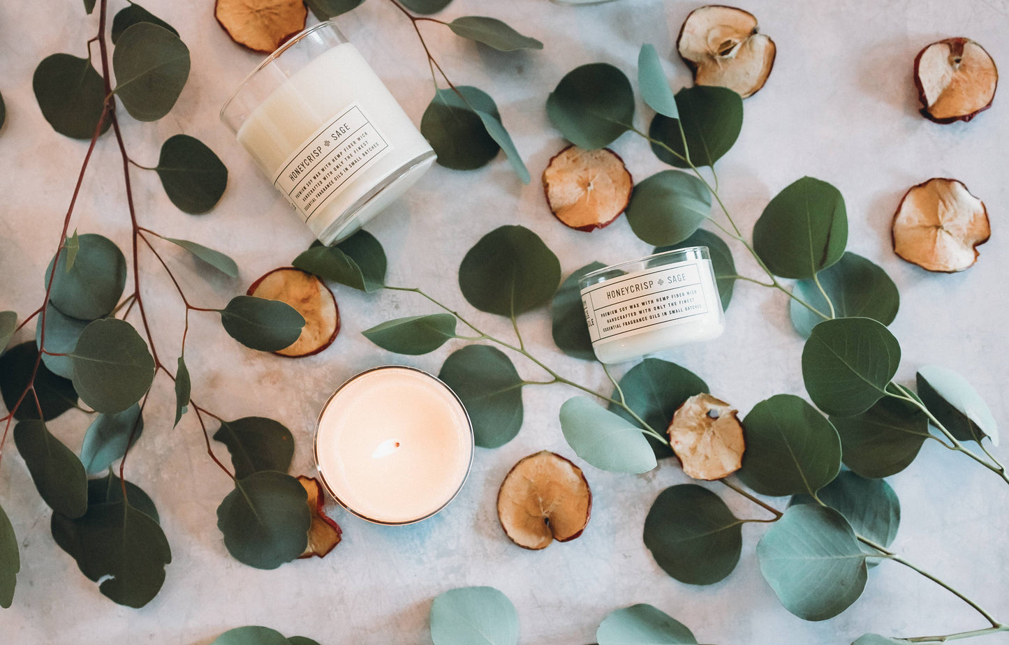 Honeycrisp + Sage 9oz Candle