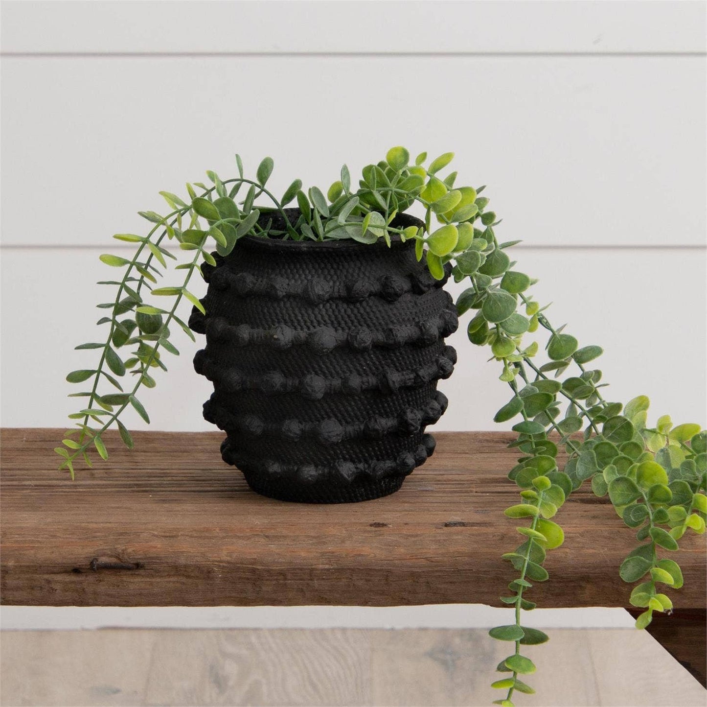 Textured Knot Cement Vase