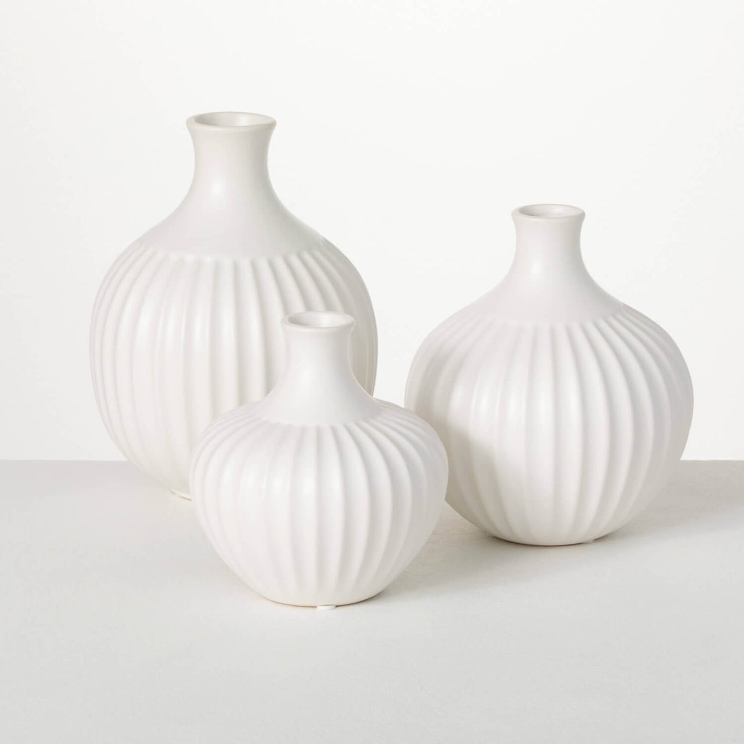 Ribbed Vase
