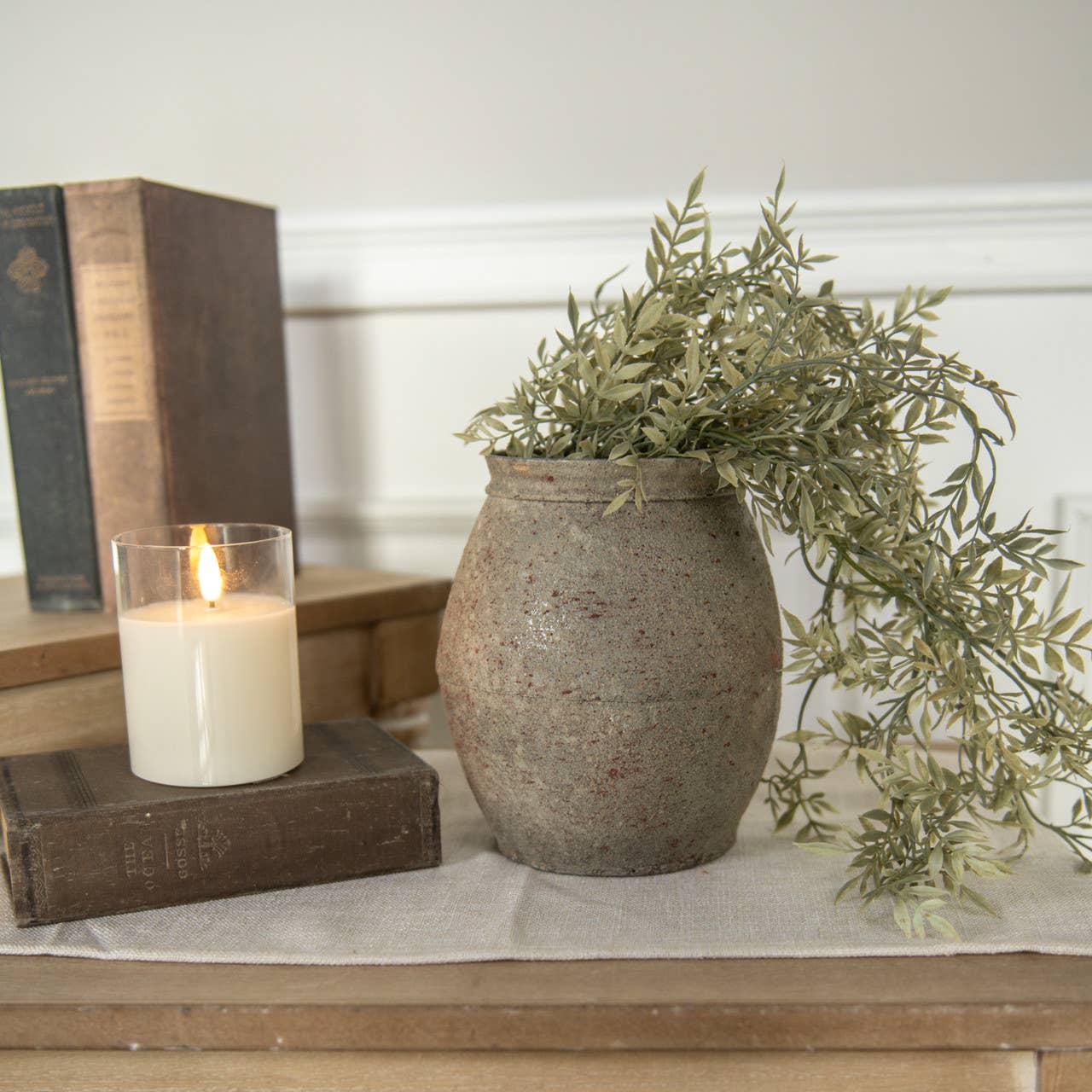 Brown Textured Vase