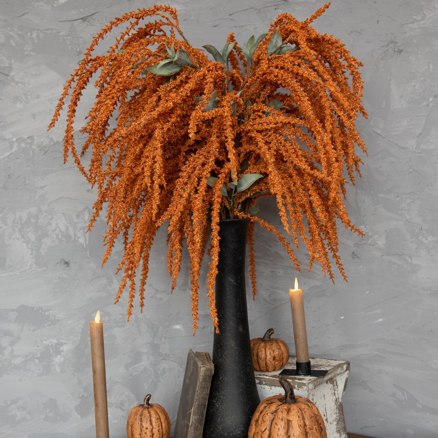 Amaranthus Hanging Spray - Orange