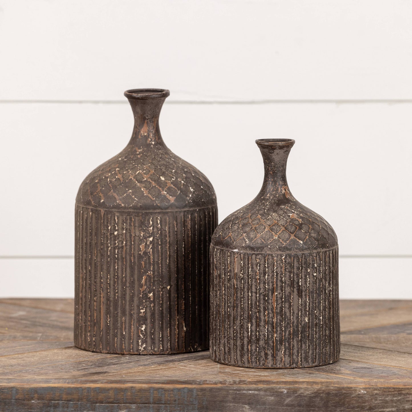 Textured Metal Bottle