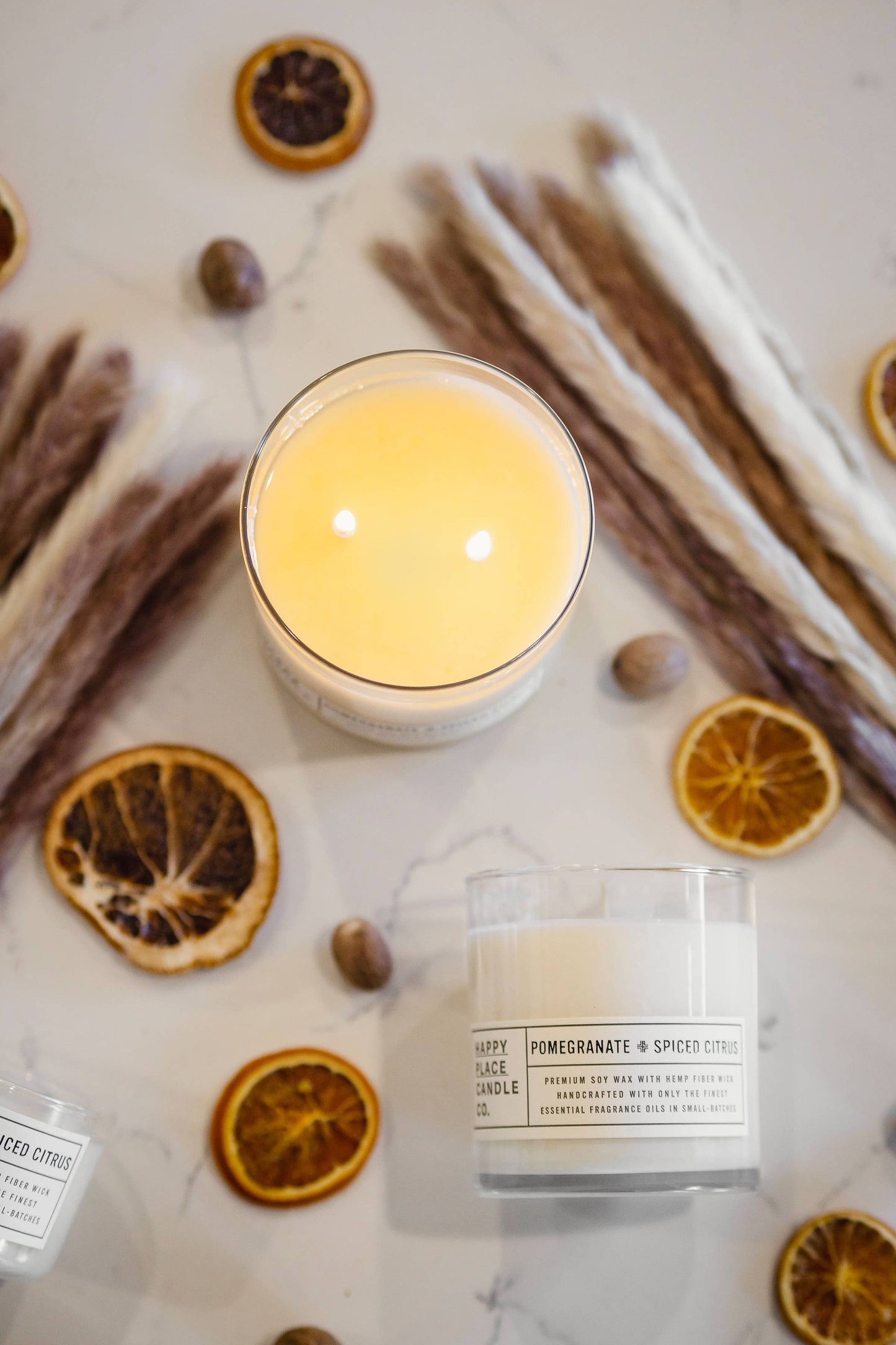 Pomegranate + Spiced Citrus 9oz Candle