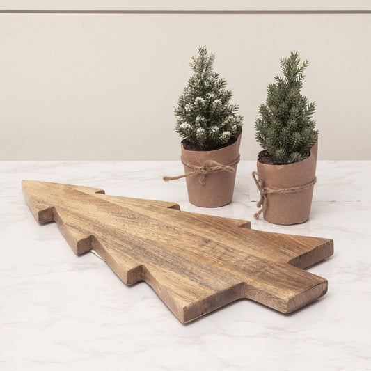 Tree Shape Mango Wood Cutting Board
