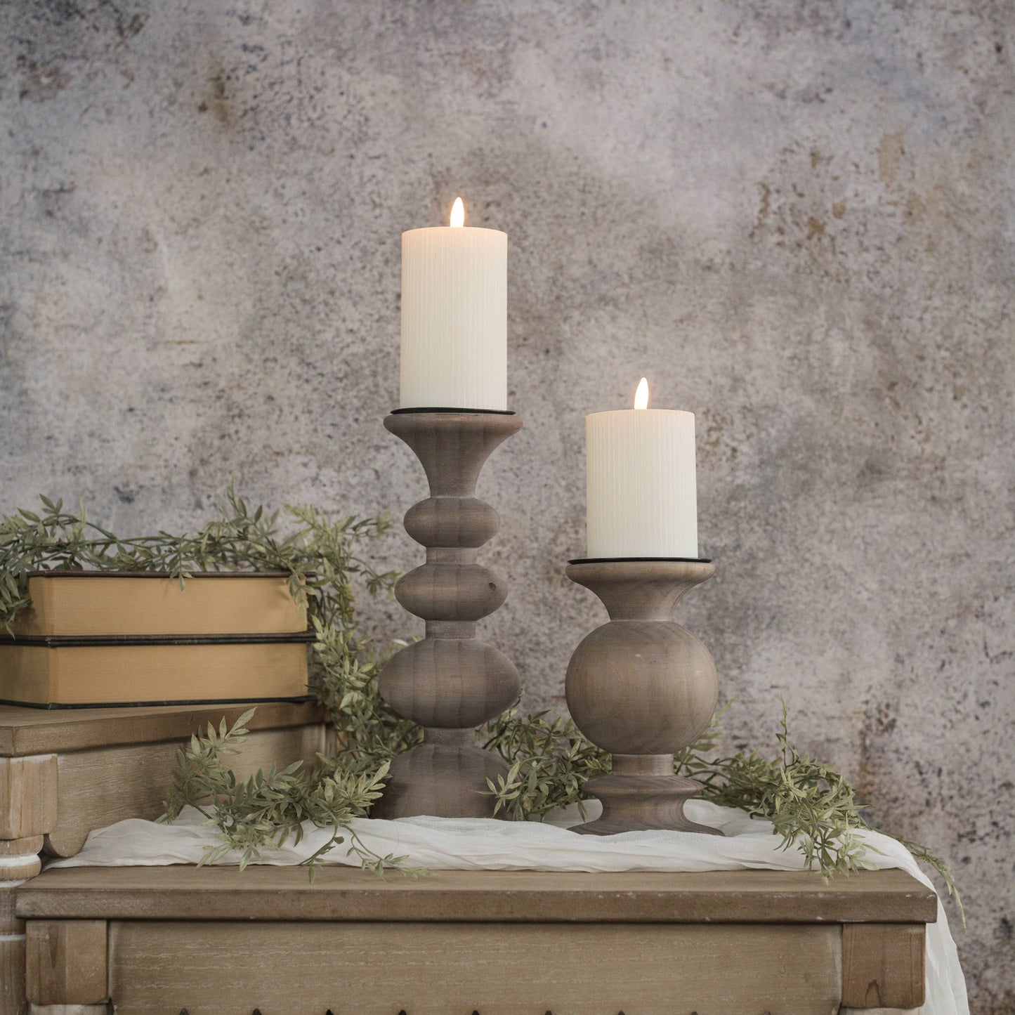 Serenity Pillar Candle Holder