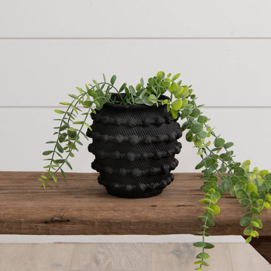 Textured Knot Cement Vase