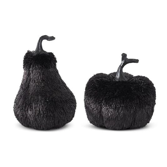 Black Textured Pumpkin