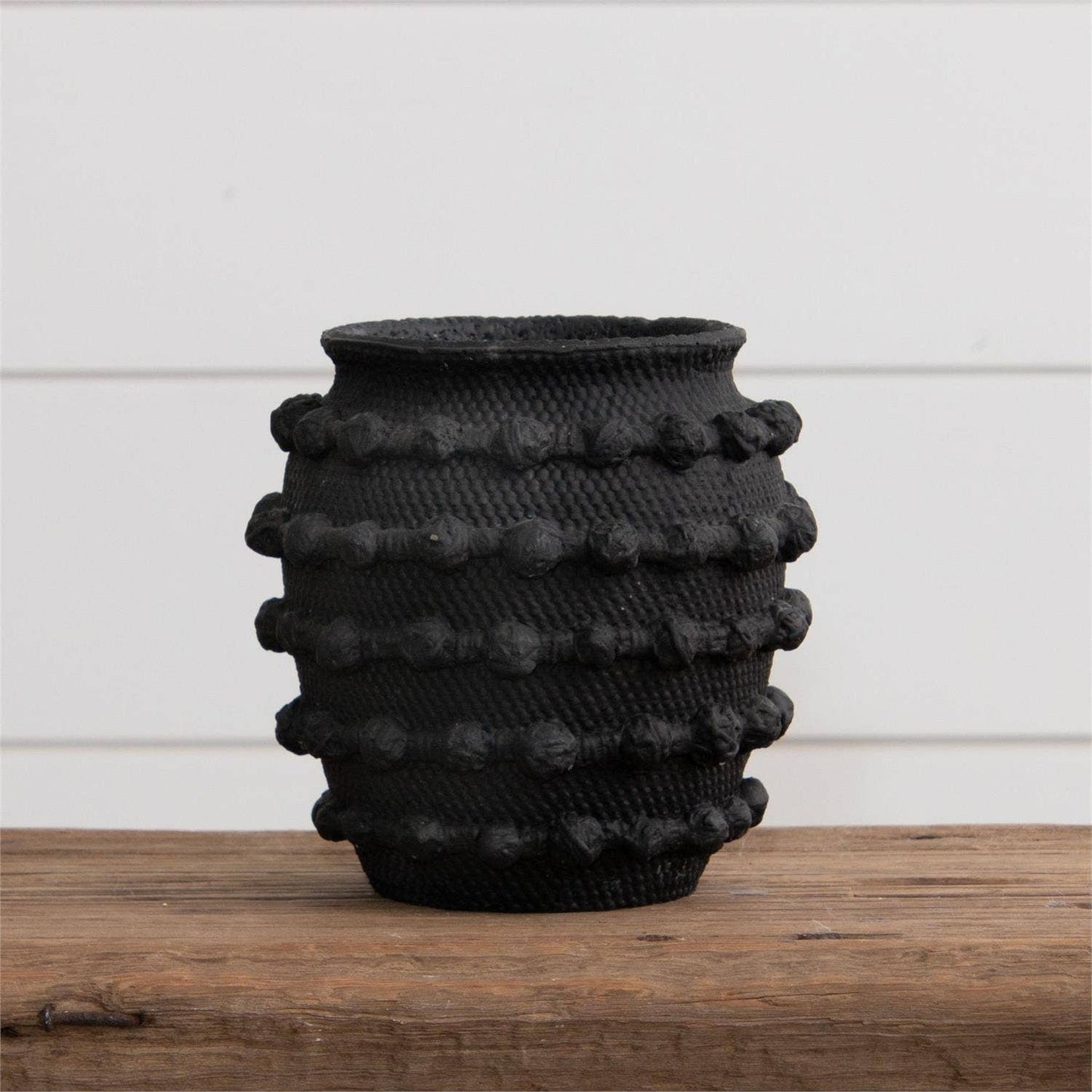 Textured Knot Cement Vase